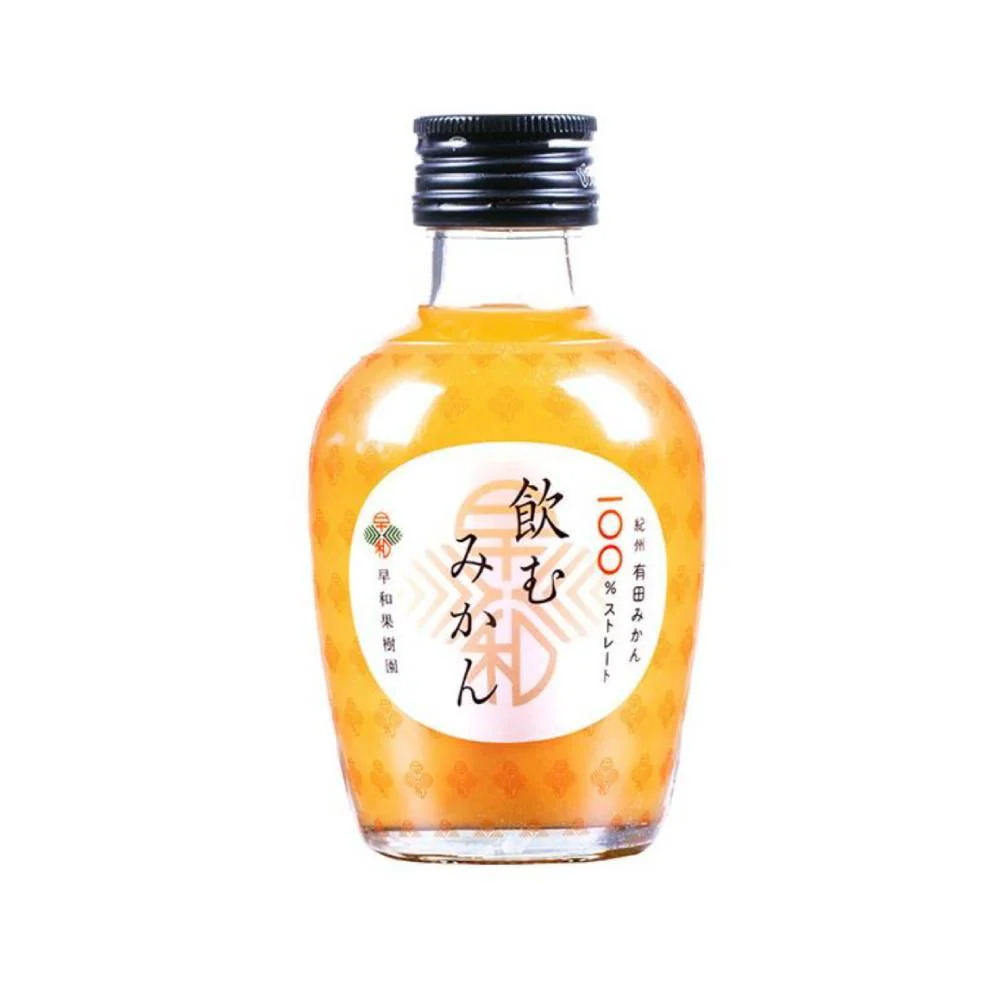 100% Natural Arita Mikan Mandarin Orange Juice Freshly Squeezed 180ml
