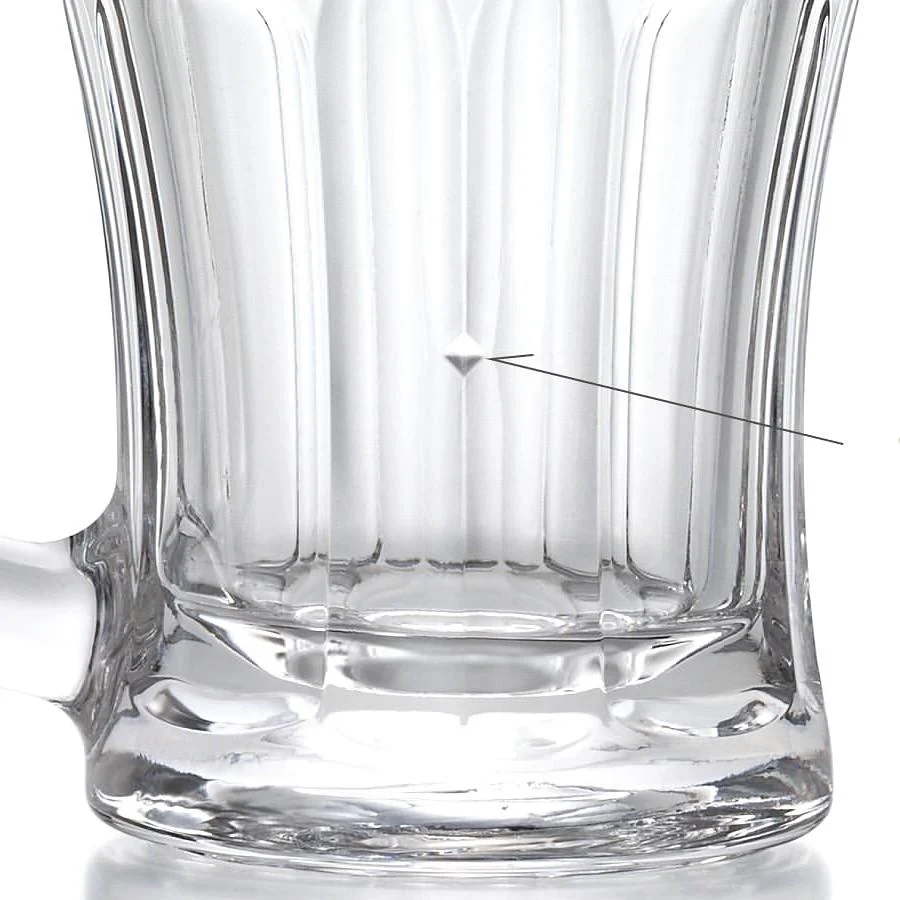 Aderia Jokki Beer Mug Classic Thick Pint Glass With Handle 380ml - Image 3