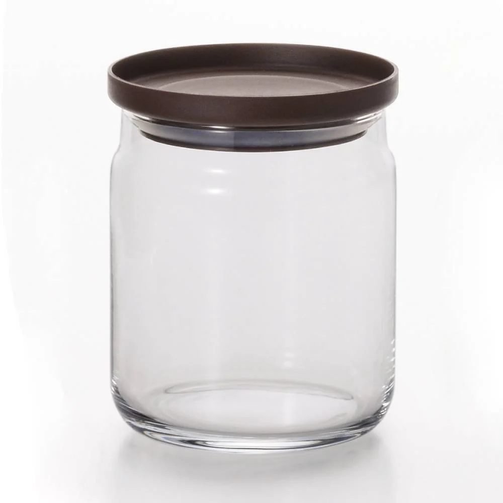 Aderia Stackable Glass Canister Medium Kitchen Storage Container 680ml