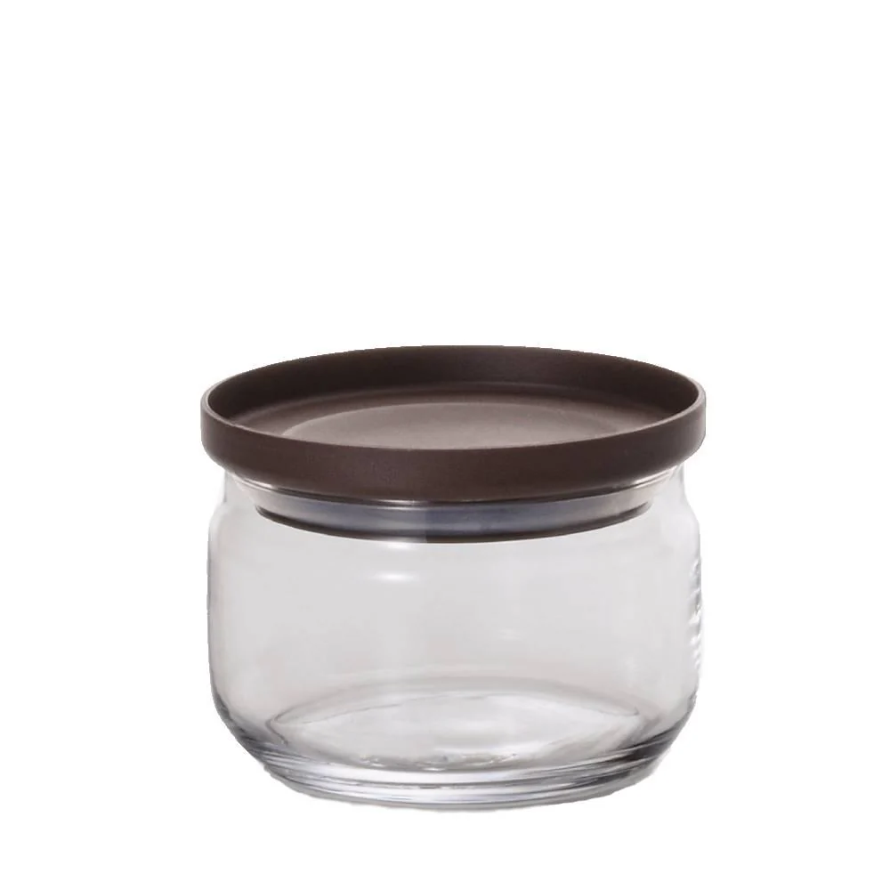 Aderia Stackable Glass Canister Small Kitchen Storage Container 360ml