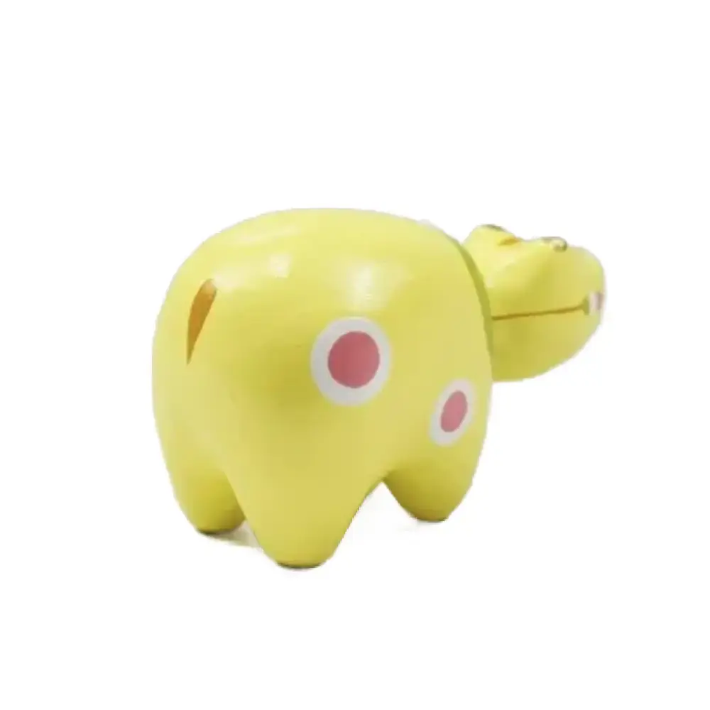Akabeko Yellow Dango Lucky Cow Figurine Handcrafted Home Decor - Image 4