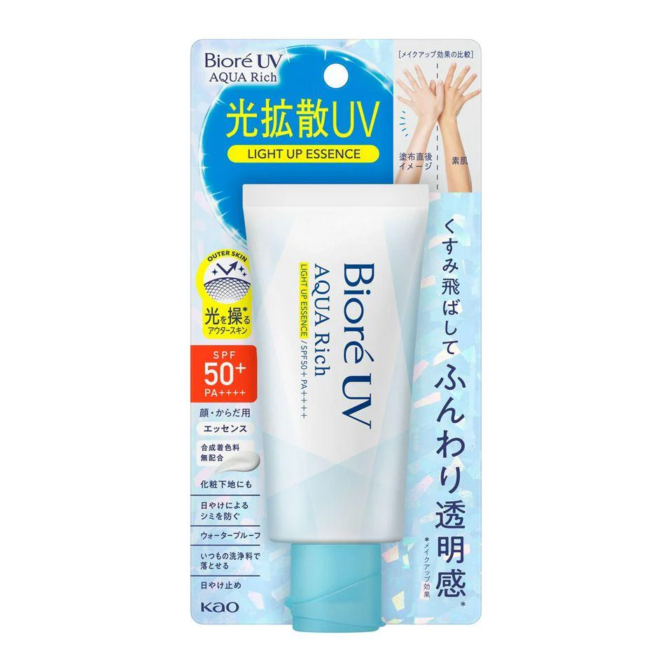 Bioré UV Aqua Rich Light Up Essence Sunscreen SPF50+ PA++++ 70g