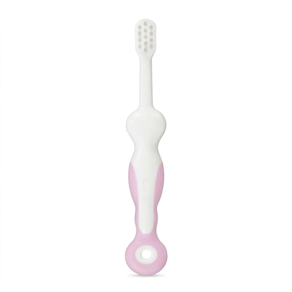 Combi Teteo Baby Toothbrush Set Gentle Oral Care (0+ Months) - Image 3