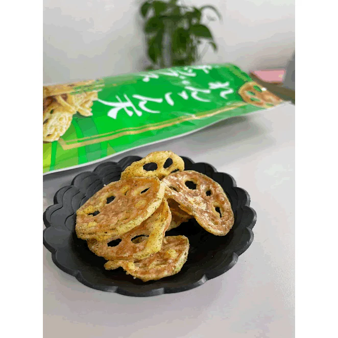 Daiko Foods Nori Renkon Chips Salted Nori Seaweed Lotus Root Snack 50g - Image 2