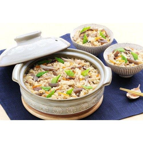 Ginpo Hanamishima Donabe Japanese Nabe Casserole Earthen Pot nº7 - Image 3