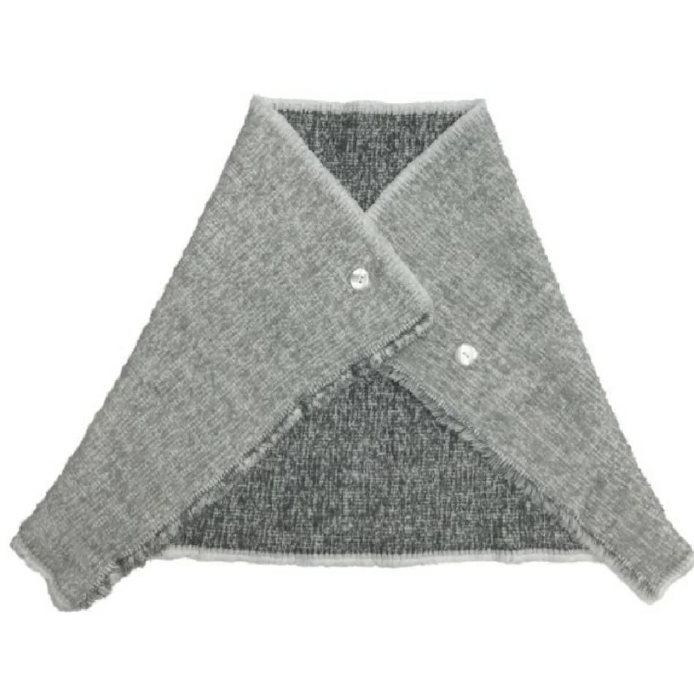 Jogan Baby Alpaca Wool Neck Warmer Fluffy Thermal Scarf 75×45cm
