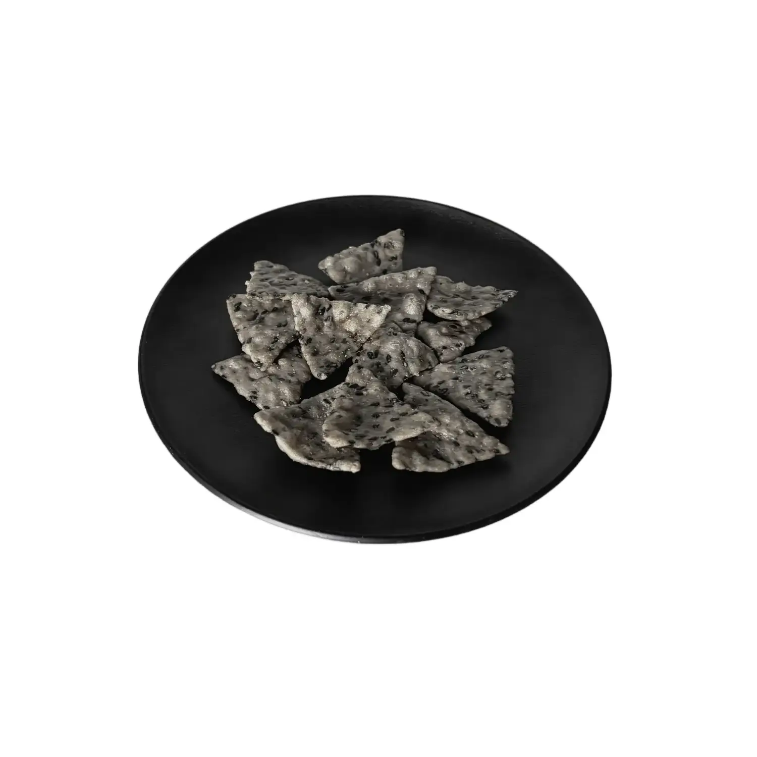 Roasted Kurogoma Black Sesame Rice Cracker Chips 60g (Box of 12 Bags) - Image 2