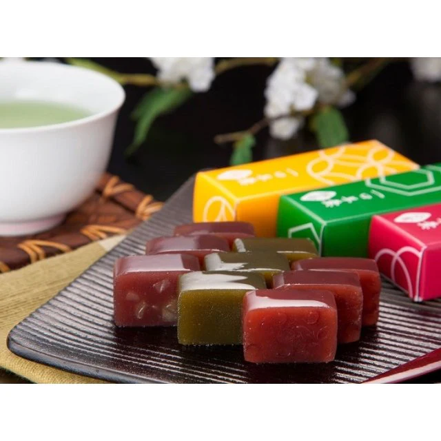 Kiyosen Yokan Traditional Jelly Candy Assorted Flavors 5 Pieces - Image 2