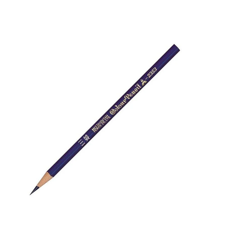 uni Mitsubishi Colored Pencils Prussian Blue Color 12 Pieces - Image 2