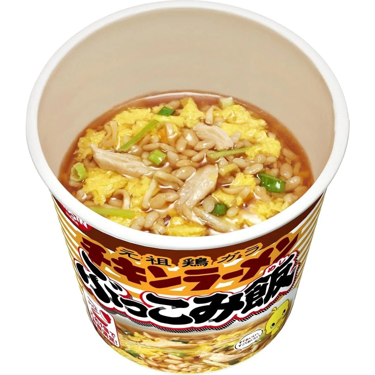 Nissin Bukkomi Meshi Chicken Ramen Rice Instant Cup Meal 64g - Image 2