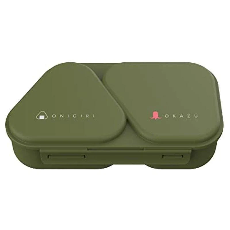 OSK Onigiri & Side Dish Bento Double Compartment Lunch Box LS-15