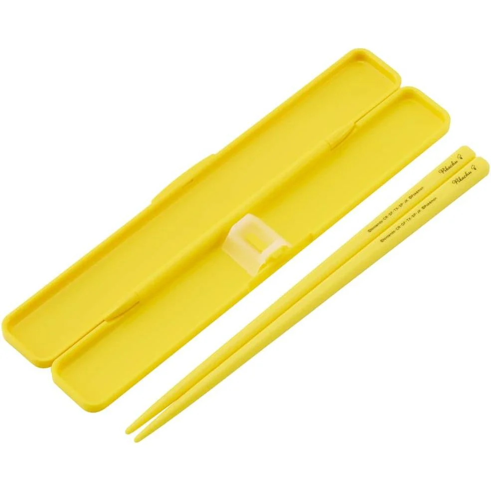 Skater Pokemon Chopsticks With Pikachu Chopsticks Case 18cm - Image 2