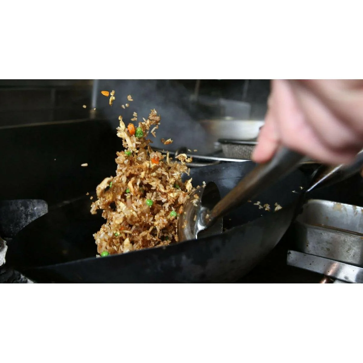 Summit Round Bottom Japanese Wok with Handle (1.2mm) - Image 2
