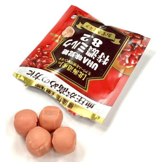 UHA Mikakuto Azuki Red Bean Milk Candy Sweet Creamy Hard Candy 93g - Image 2