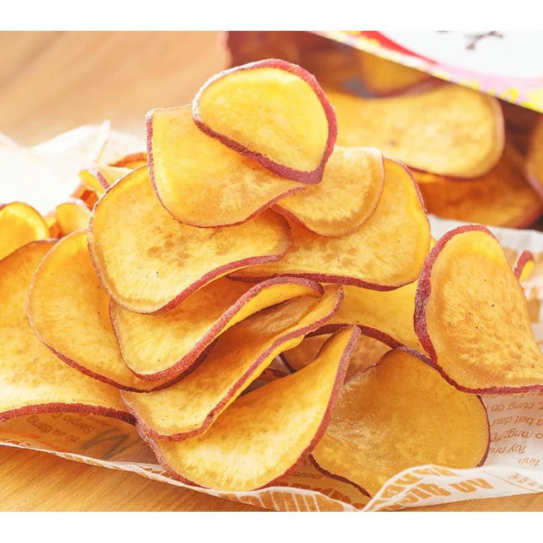 UHA Mikakuto Osatsu Doki Satsumaimo Sweet Potato Chips 65g (Pack of 3) - Image 2
